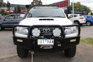 2014 Toyota Hilux KUN26R MY14 SR Double Cab White 5 Speed Automatic Utility.