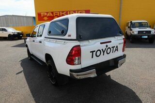 2019 Toyota Hilux GUN125R Workmate Double Cab White 6 Speed Sports Automatic Cab Chassis