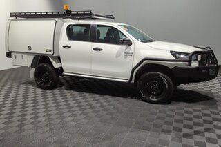 2022 Toyota Hilux GUN126R SR Double Cab White 6 speed Automatic Cab Chassis