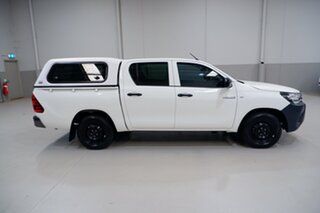 2020 Toyota Hilux TGN121R Workmate Double Cab 4x2 White 6 Speed Sports Automatic Utility