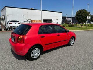 2002 Toyota Corolla ZZE122R Ascent Seca Red 4 Speed Automatic Hatchback
