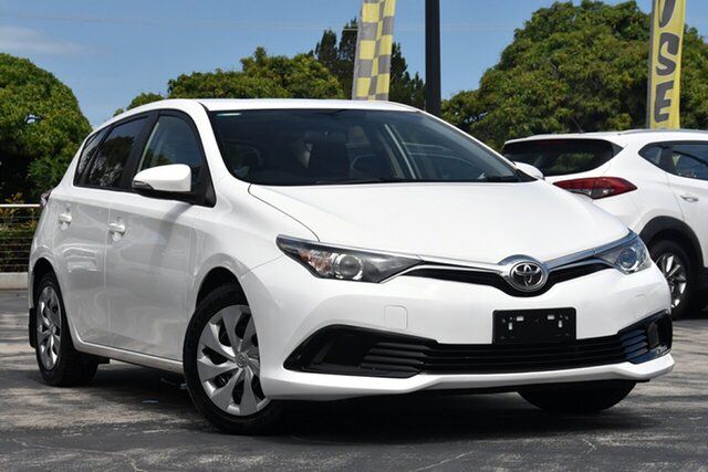 Used Toyota Corolla ZRE182R Ascent S-CVT North Lakes, 2015 Toyota Corolla ZRE182R Ascent S-CVT White 7 Speed Constant Variable Hatchback