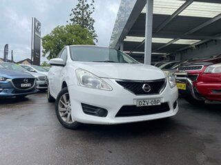 2015 Nissan Pulsar C12 Series 2 ST White 1 Speed Constant Variable Hatchback.