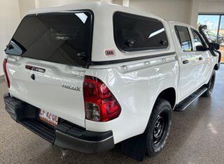 2020 Toyota Hilux GUN125R Workmate Double Cab White 6 Speed Sports Automatic Utility.
