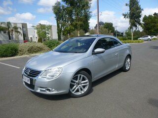 2010 Volkswagen EOS 1F MY11 155TSI DSG Silver 6 Speed Sports Automatic Dual Clutch Convertible.