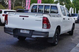 2016 Toyota Hilux TGN121R Workmate Double Cab 4x2 White 6 Speed Sports Automatic Utility
