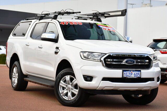 Used Ford Ranger PX MkIII 2019.00MY XLT Rockingham, 2019 Ford Ranger PX MkIII 2019.00MY XLT White 6 Speed Sports Automatic Double Cab Pick Up