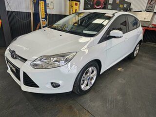 2014 Ford Focus LW MK2 Upgrade Trend White 6 Speed Automatic Hatchback.