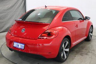 2013 Volkswagen Beetle 1L MY14 Coupe DSG Red 7 Speed Sports Automatic Dual Clutch Liftback
