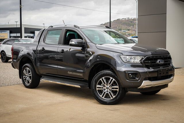 Used Ford Ranger PX MkIII 2021.75MY Wildtrak Townsville, 2021 Ford Ranger PX MkIII 2021.75MY Wildtrak Grey 10 Speed Sports Automatic Double Cab Pick Up