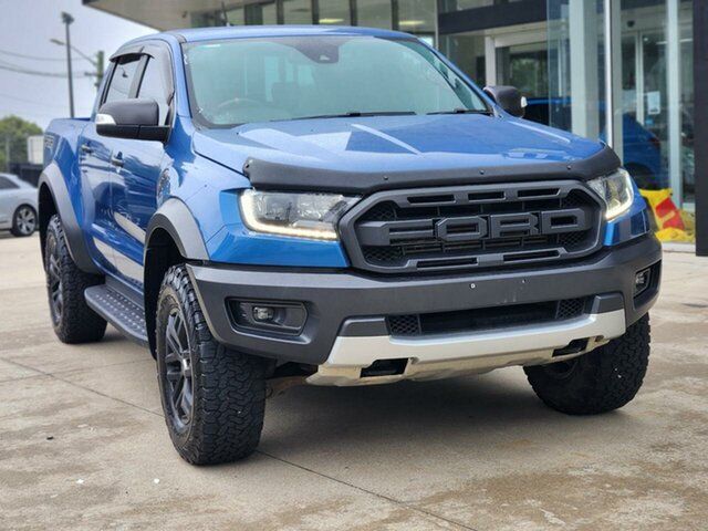 Used Ford Ranger Raptor Goulburn, 2021 Ford Ranger Raptor Blue Sports Automatic Double Cab Pick Up