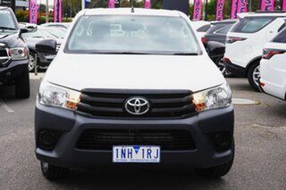 2017 Toyota Hilux TGN121R Workmate Double Cab 4x2 White 6 Speed Sports Automatic Utility.