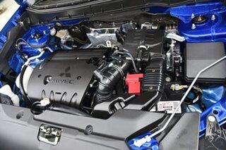 2014 Mitsubishi ASX XB MY15 LS 2WD Lightning Blue 6 Speed Constant Variable Wagon