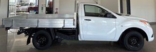 2014 Mazda BT-50 UP0YD1 XT 4x2 White 6 Speed Manual Cab Chassis