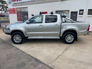 2014 Toyota Hilux KUN26R MY14 SR5 (4x4) Sterling Silver 5 Speed Automatic Dual Cab Pick-up