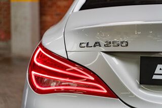 2014 Mercedes-Benz CLA-Class C117 CLA250 DCT 4MATIC Sport Polar Silver 7 Speed