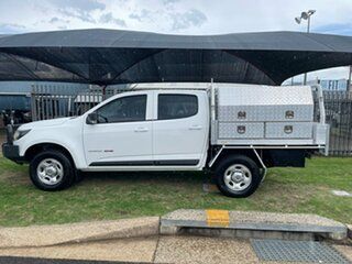 2017 Holden Colorado RG MY17 LS (4x4) White 6 Speed Automatic Crew Cab Chassis.
