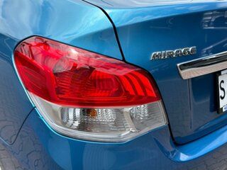 2014 Mitsubishi Mirage LA MY15 ES Blue 1 Speed Constant Variable Sedan