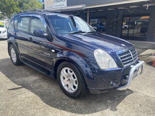 2007 Ssangyong Rexton Y220 II MY07 RX270 Sports Blue 5 Speed Sports Automatic Wagon