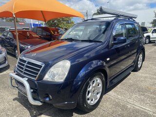 2007 Ssangyong Rexton Y220 II MY07 RX270 Sports Blue 5 Speed Sports Automatic Wagon.