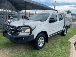 2017 Holden Colorado RG MY17 LS (4x4) White 6 Speed Automatic Crew Cab Chassis.