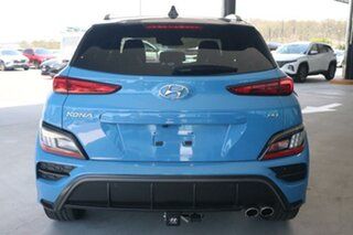 2020 Hyundai Kona Os.v4 MY21 N-Line D-CT AWD Premium Blue 7 Speed Sports Automatic Dual Clutch Wagon