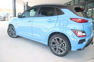 2020 Hyundai Kona Os.v4 MY21 N-Line D-CT AWD Premium Blue 7 Speed Sports Automatic Dual Clutch Wagon.