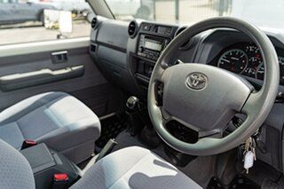 2016 Toyota Landcruiser VDJ79R GXL White 5 Speed Manual Cab Chassis