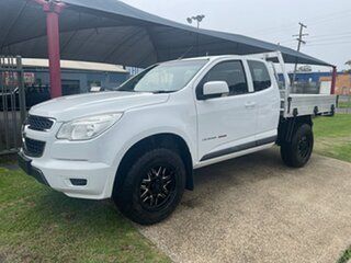 2016 Holden Colorado RG MY16 LS (4x4) White 6 Speed Manual Space Cab Chassis.
