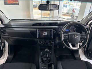 2017 Toyota Hilux GUN126R SR Extra Cab White 6 Speed Manual Utility