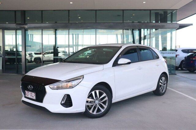 Used Hyundai i30 PD MY18 Active Augustine Heights, 2017 Hyundai i30 PD MY18 Active Ceramic White 6 Speed Sports Automatic Hatchback