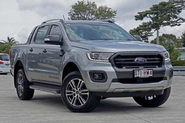 Used Ford Ranger PX MkIII 2020.25MY Wildtrak Capalaba, 2020 Ford Ranger PX MkIII 2020.25MY Wildtrak Silver 10 Speed Sports Automatic Double Cab Pick Up