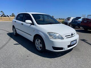 2005 Toyota Corolla ZZE122R Ascent Seca White 4 Speed Automatic Hatchback