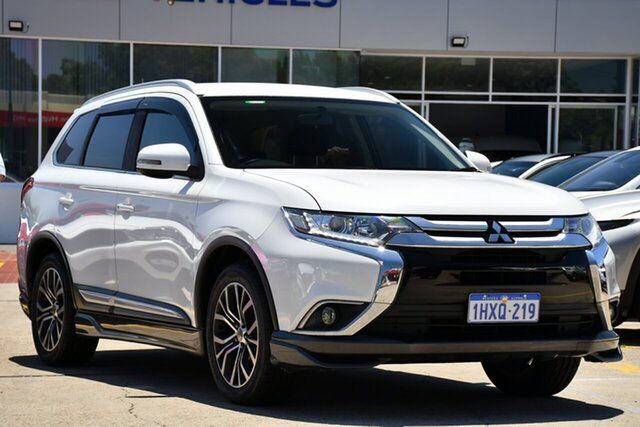 Used Mitsubishi Outlander ZK MY18 LS 2WD Safety Pack Victoria Park, 2017 Mitsubishi Outlander ZK MY18 LS 2WD Safety Pack White 6 Speed Constant Variable Wagon