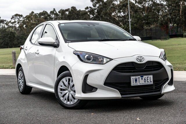 Pre-Owned Toyota Yaris Oakleigh, 2022 Toyota Yaris Glacier White Hatchback