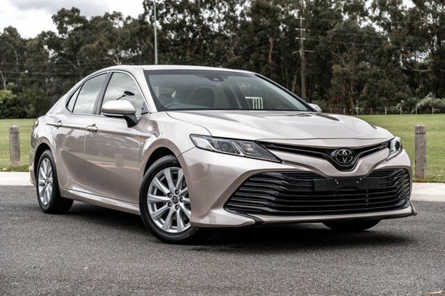 Pre-Owned Toyota Camry ASV70R Ascent Oakleigh, 2018 Toyota Camry ASV70R Ascent Steel Blonde 6 Speed Automatic Sedan