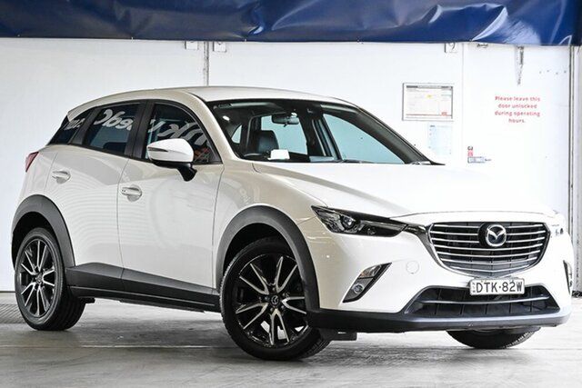 Used Mazda CX-3 DK2W7A sTouring SKYACTIV-Drive Laverton North, 2017 Mazda CX-3 DK2W7A sTouring SKYACTIV-Drive White 6 Speed Sports Automatic Wagon