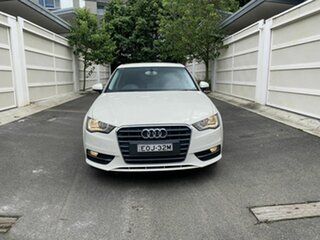 2013 Audi A3 8P MY13 Ambition Sportback S Tronic White 7 Speed Sports Automatic Dual Clutch.