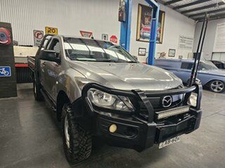 2016 Mazda BT-50 MY16 XT (4x4) Grey 6 Speed Manual Freestyle Cab Chassis