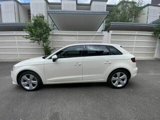 2013 Audi A3 8P MY13 Ambition Sportback S Tronic White 7 Speed Sports Automatic Dual Clutch