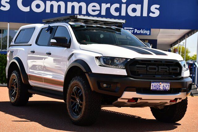 Used Ford Ranger PX MkIII 2021.75MY Raptor X Pick-up Double Cab Victoria Park, 2022 Ford Ranger PX MkIII 2021.75MY Raptor X Pick-up Double Cab White 10 Speed Sports Automatic