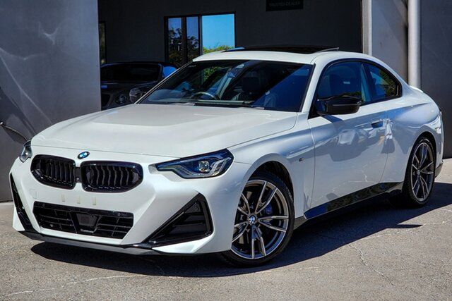 Used BMW 2 Series G42 M240i Steptronic xDrive Albion, 2023 BMW 2 Series G42 M240i Steptronic xDrive Mineral White 8 Speed Sports Automatic Coupe
