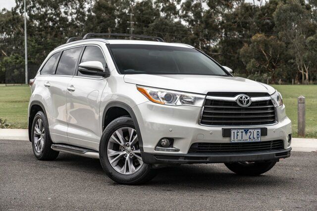 Pre-Owned Toyota Kluger GSU55R GXL (4x4) Oakleigh, 2015 Toyota Kluger GSU55R GXL (4x4) Crystal Pearl 6 Speed Automatic Wagon