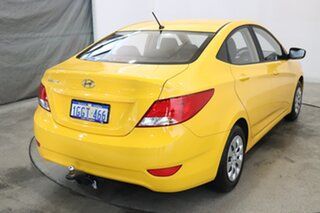2017 Hyundai Accent RB4 MY17 Active Yellow 6 Speed Constant Variable Sedan