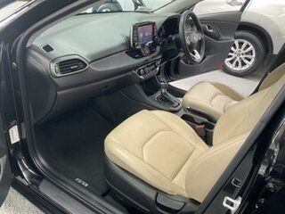 2018 Hyundai i30 PD2 MY19 Elite Black 6 Speed Automatic Hatchback
