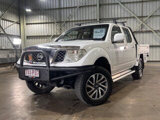 2014 Nissan Navara D40 S8 RX White 6 Speed Manual Cab Chassis