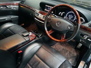 2008 Mercedes-Benz S-Class V221 MY08 S63 AMG L Black 7 Speed Sports Automatic Sedan