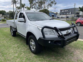 2015 Holden Colorado RG MY16 LS (4x4) White 6 Speed Manual Cab Chassis.