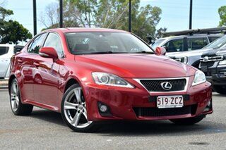 2013 Lexus IS GSE20R IS250 X Red 6 Speed Sports Automatic Sedan.