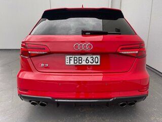 2018 Audi S3 8V MY18 2.0 TFSI Quattro Red 7 Speed Auto S-Tronic Hatchback
